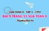 Giải bài 9 trang 55 Toán 8 Tập 1 SGK Chân trời sáng tạo